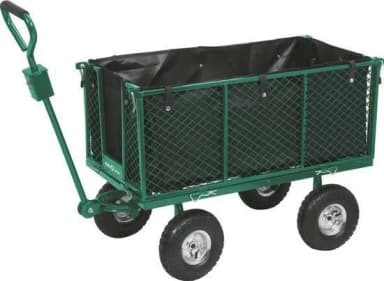 Wiltec Transportvagn 300 kg Med Metallgaller