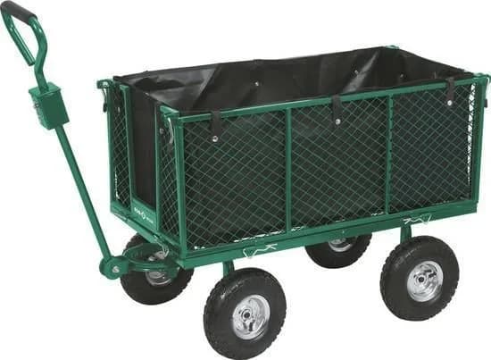 Wiltec Transportvagn 300 kg Med Metallgaller – Bästa budgetval – släpvagn (obromsad) bäst i test 2026