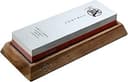 MITSUMOTO SAKARI Japansk Manuell Knivslipare, Professionell Brynsten, 1000/3000 Grit Halkfri Slipsten för Knivar