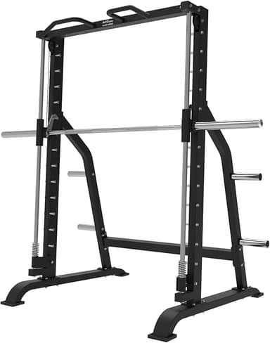 Bad Company Olympia multipress I Smith Machine med motvikter för helkroppsträning I BCA-104