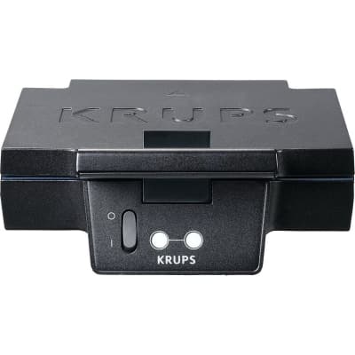 Krups Grcic Smörgåsgrill Svart – Största toasten – smörgåsgrill bäst i test 2026