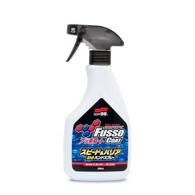 Rengörande Snabbvax Soft99 Fusso Coat Speed & Barrier – Lyxigaste valet – snabbvax bäst i test 2026