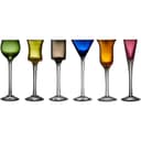Lyngby Glas Glas Snapsglas På Fot 6 St