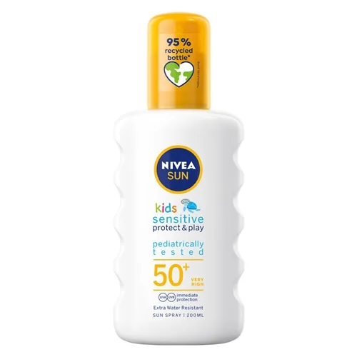 Nivea Sun Kids Sensitive Protect & Play Spray SPF 50+ 200ml – Bäst i test – solkräm spf 50 bäst i test 2026