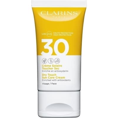 Clarins Clarins Dry Touch Sun Care Cream For Face Spf30 50 Ml – Starkast ansiktsskydd – solkräm spf30 bäst i test 2026