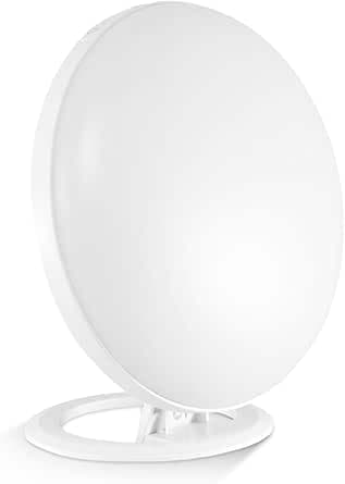 HOSPAOP 1 0000 Lux LED UV-fri ljusterapilampa, daglampa med kontinuerlig dimmer och 3 färgtemperaturer, helspektrum dagslju för hem, kontor, hemmakontor – Bäst i test – solljuslampa bäst i test 2026