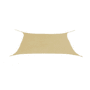 Vidaxl Solsegel Oxfordtyg Rektangulärt 2x4 M, Beige