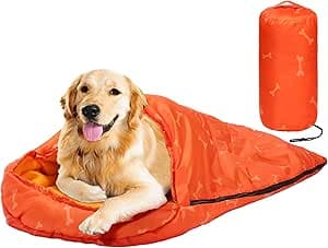 Lifeunion hund sovsäck med förvaringsväska vattentät varm packbar hundbädd för resor camping vandring backpacking – Bäst i test – sovsäck hund bäst i test 2026