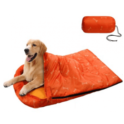 Utomhusresor Husdjurssovsäng Ultralätt Sovsäck För Husdjur - Orange – Budgetalternativ – sovsäck hund bäst i test 2026