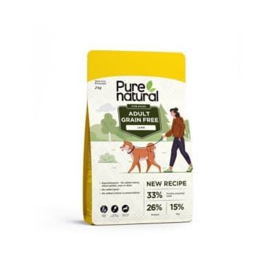 Purenatural Dog Adult Grain Free Lamb – Lammbäst – spannmålsfritt hundfoder bäst i test 2026