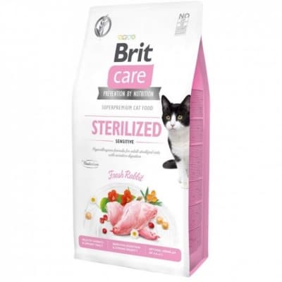 Brit Care Cat Grain Free Sterilized Sensitive Fresh Rabbit – Bäst i test – spannmålsfritt torrfoder katt bäst i test 2026