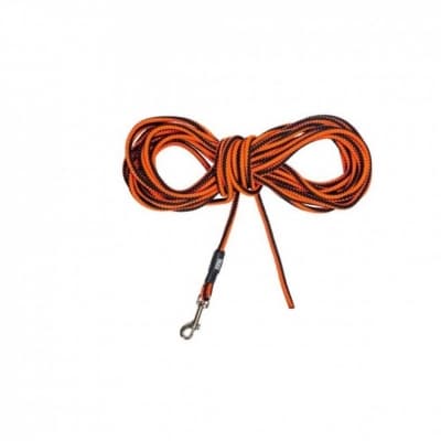 Pro Dog Rope Träningslina Svart & Orange – Syns bäst – spårlina hund bäst i test 2026