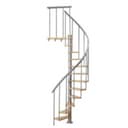 Dolle Calgary Spiraltrappa I Grå