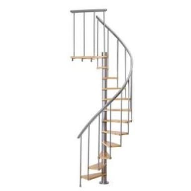 Dolle Calgary Spiraltrappa I Grå