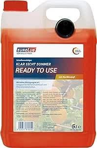 EUROLUB vindrutetorkare klar sikt sommar RTU med marillenduft färdig blandning, 5 liter – Bäst i test – spolarvätska bäst i test 2026