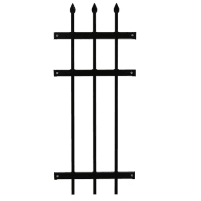 Smidesstaket 120x50cm – Lägsta kostnad – staket bäst i test 2026