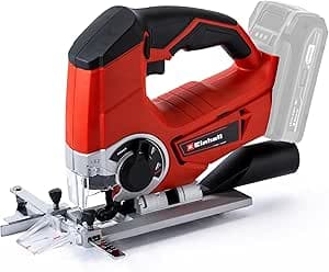 Einhell Sladdlös figursåg TE-JS 18 Li-Solo Power X-Change (Li-Ion, 18 V, max. 80 mm, 4-stegs pendelslag, sugadapter, ripstängsel, LED-ljus, utan batteri och laddare)