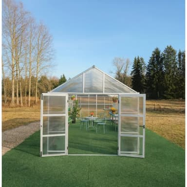 Lyfco Växthus 18m² Premium 6mm kanalplast