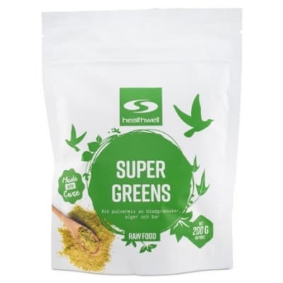Healthwell Super Greens – Godaste valet – supergreens kosttillskott bäst i test 2026