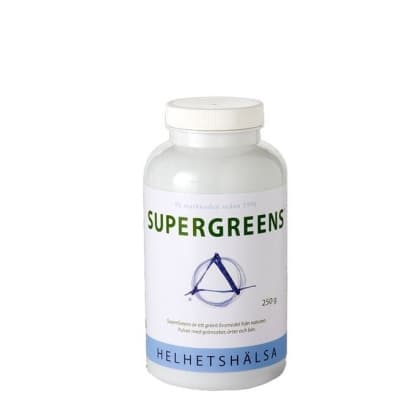 Helhetshälsa Supergreens 250 G – Snällast mot magen – supergreens kosttillskott bäst i test 2026