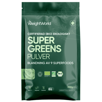 Weightworld Ekologiskt Super Greens Pulver – Toppval ekologisk – supergreens kosttillskott bäst i test 2026