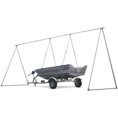 Täckställning Båt - 8m | Perfekt För Vinterförvaring