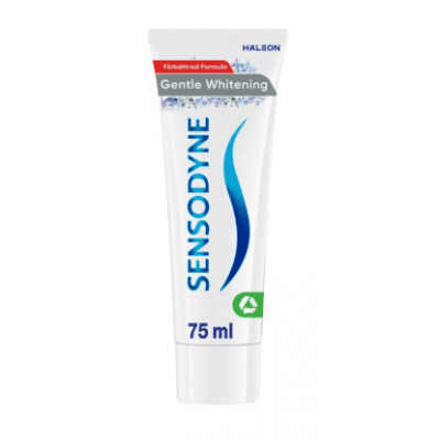 Sensodyne Gentle Whitening – Prisvänligt val – tandkräm för vita tänder bäst i test 2026