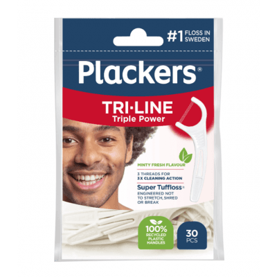 Plackers Tri-line – Bäst i test – tandtrådsbygel bäst i test 2026