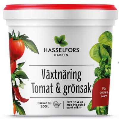 Hasselfors Växtnäring Tomat & Grönsak – Snabb effekt – Tomatnäring bäst i test 2026