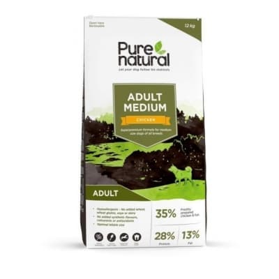 Purenatural Dog Adult Medium Chicken – Lyxigaste valet – torrfoder hund bäst i test 2026