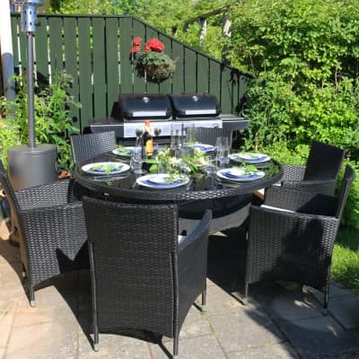 Lyfco Tylösand. Rund Matgrupp Utemöbler – Budgetfavorit – trädgårdsgrupp bäst i test 2026