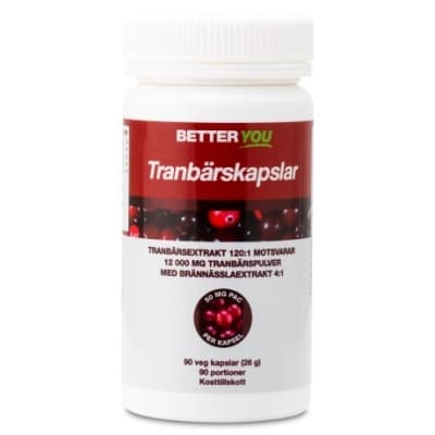 Better You Tranbärskapslar – Toppklassval – tranbärskapslar bäst i test 2026