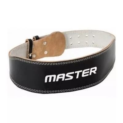 Master Fitness Träningsbälte Läder Svart – Stabilt basval – träningsbälte bäst i test 2026