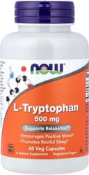 NOW Foods L-Tryptofan 500 mg, 90 kapslar