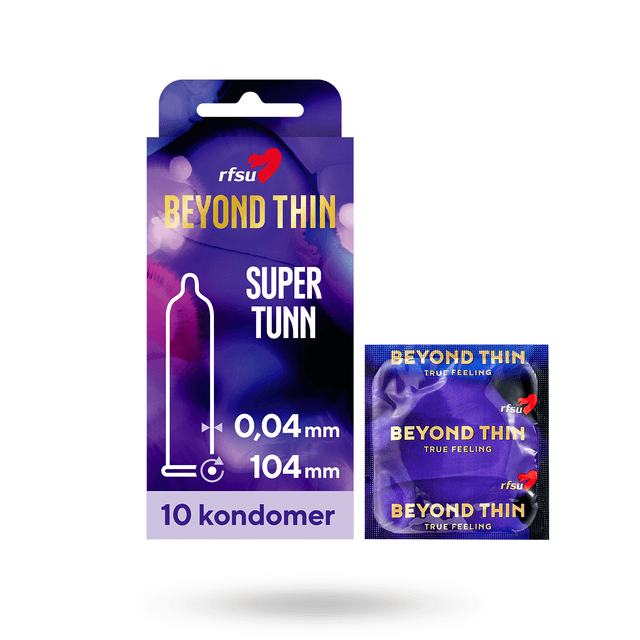 -42%RfsuBeyond Thin - Super Tunn Kondom 10-pack – Bäst i test – tunna kondomer bäst i test 2026