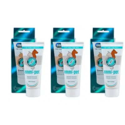 Emmi®-pet Ultraljudstandkräm För Hundar 3 St X 75 Ml – Toppval tandkräm – ultraljudstandborste för hund bäst i test 2026