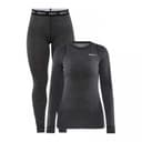 Craft Womens Core Wool Merino Set Black Melange