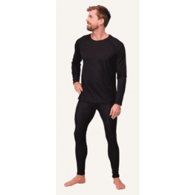 Nordfjell The Merino Baselayer Set M Black