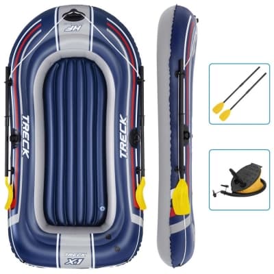 Bestway Gummibåt Hydro-force Med Pump Och åror Blå – Budgetfavorit – uppblåsbar båt bäst i test 2026