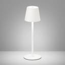 Led-bordslampa Tropea Med Batteri, Sandvit
