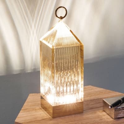 Kartell Lantern Led-bordslampa, Bärnsten Ip54 – Lyxigaste valet – utomhusbelysning bäst i test 2026