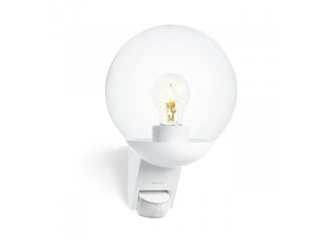 Steinel vägglampa för utomhusbruk L 585 S svart, 180° rörelsedetektor, max. 10 m räckvidd, klassiskt, handblåst glas – Bäst i test – utomhusvägglampa bäst i test 2026