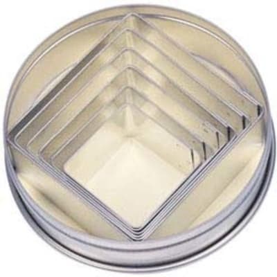 Städter Kakformar Fyrkanter 6 St I Förvaringsask – Budgetfavorit – utstickare bäst i test 2026