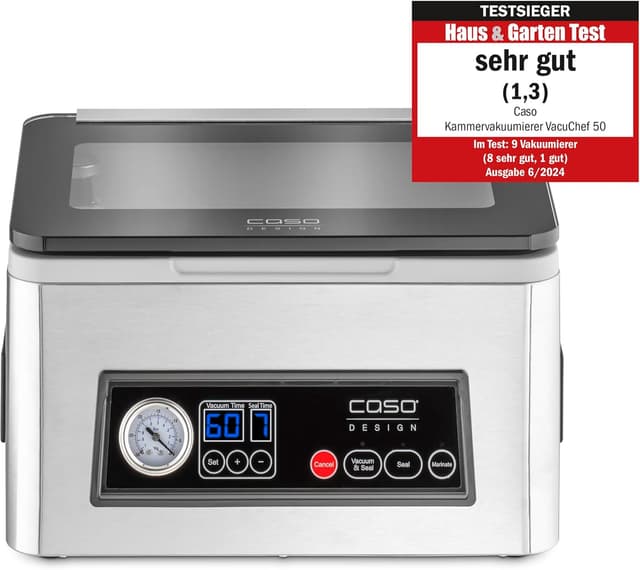 Caso VacuChef 50 – Bäst i test – vakuummaskin bäst i test 2026