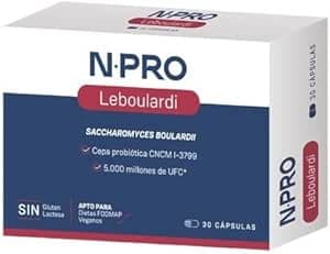 NPro Leboulardi – probiotiskt kosttillskott med Saccharomyces boulardii CNCM I-3799 och resistent typ 2-30 växtkapslar