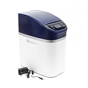 Wiltec NW.SOFT-R1 Avhärdare med 500 l/h, vattenavhärdare med jonbytare minskar kalk och magnesium, mjukvattenfilter med 10 l salttank avkalkning dricksvatten krankvatten