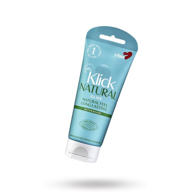 -50%RfsuKlick Natural Glide 100 Ml – Bästa för nybörjare – vattenbaserat glidmedel bäst i test 2026