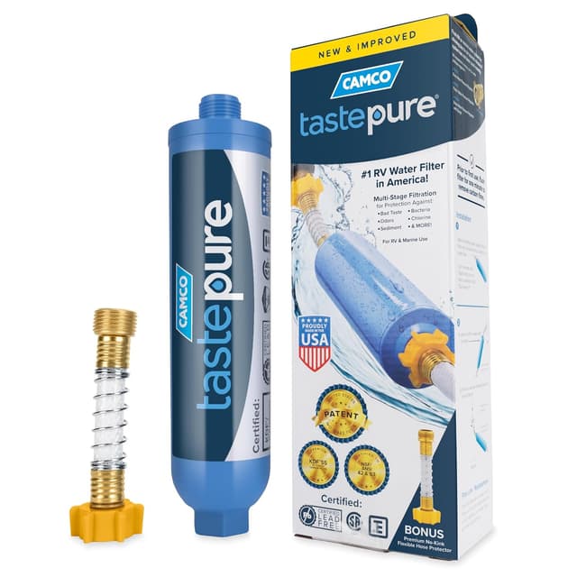 Camco TastePURE RV Inline – Bäst i test – vattenfilter husbil bäst i test 2026