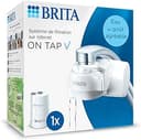 BRITA ON TAP V inkl. 1 x vattenfilter för kran V (4 månader) – Reducerar klor, PFAS, små partiklar och metaller – Manuell filterindikator