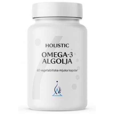 Holistic Omega-3 Vegan Algolja – Godaste smaken – vegansk omega 3 bäst i test 2026